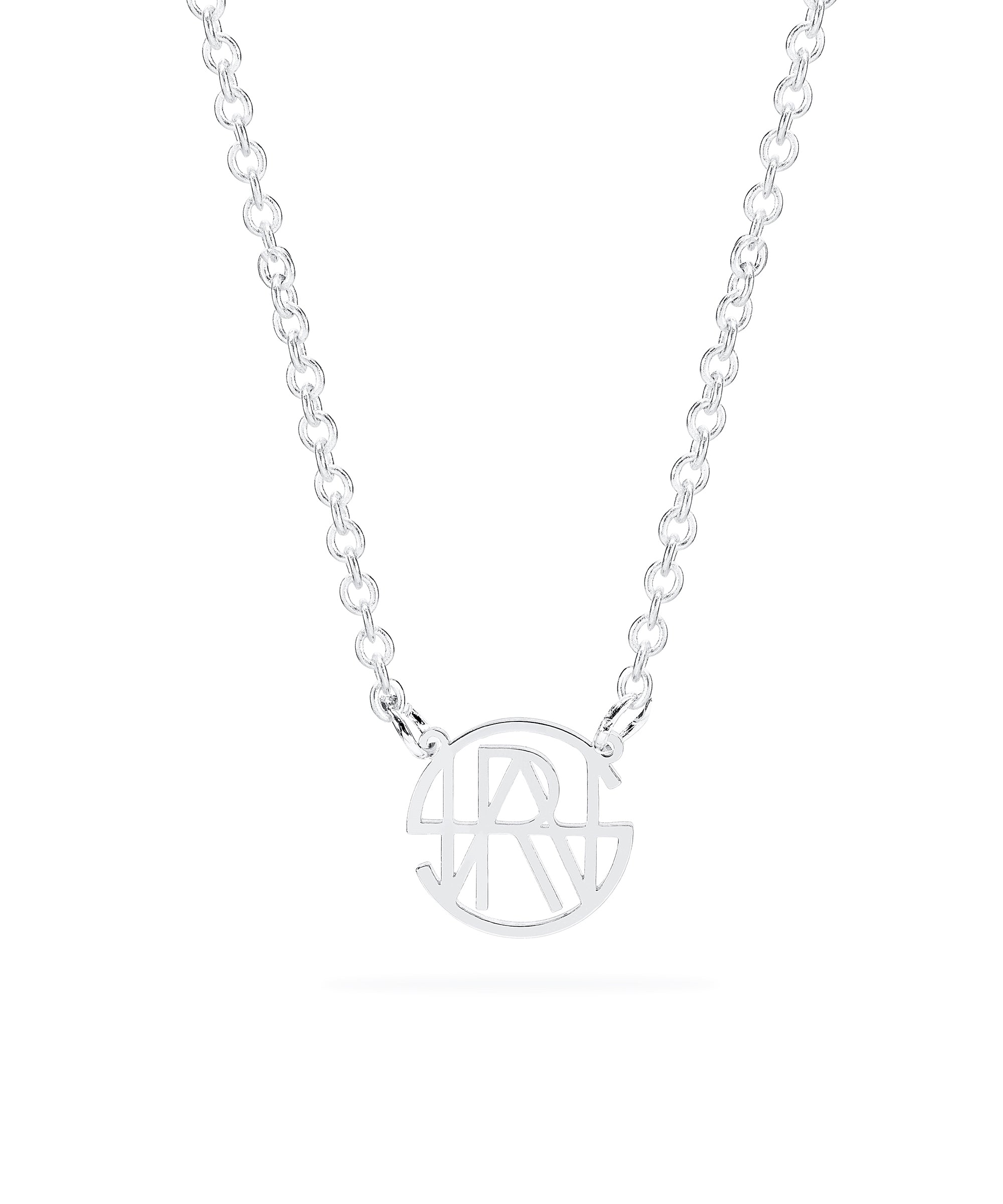 Personalized Multi-Disc Monogram Necklace