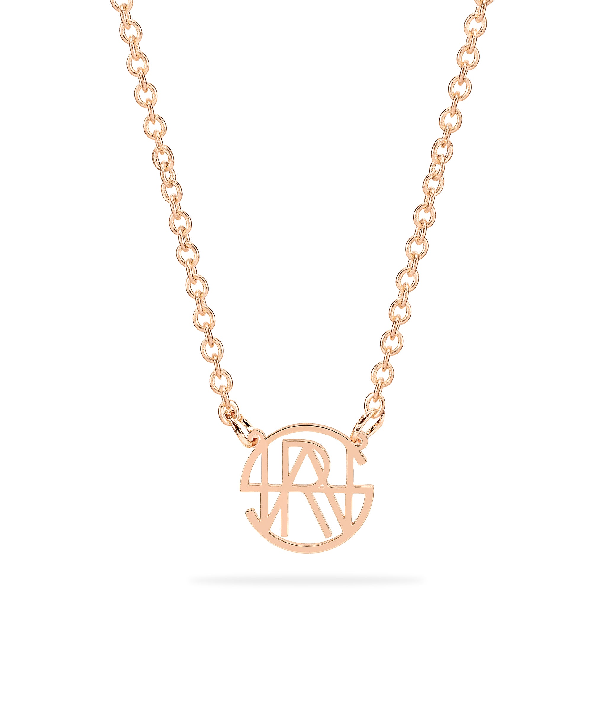 Personalized Multi-Disc Monogram Necklace