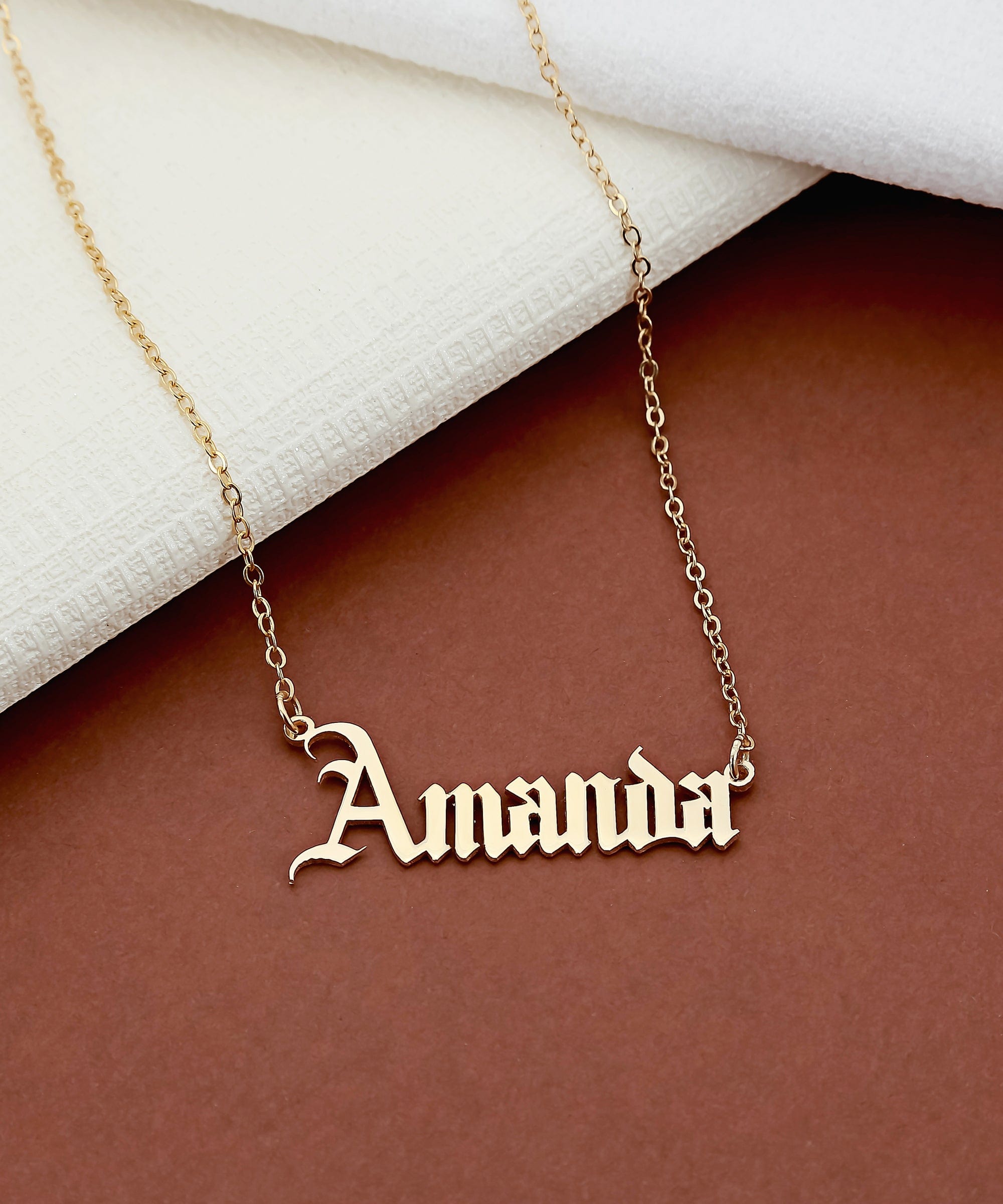 The Gothic Name Necklace