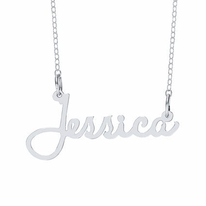 Sophia Name Necklace with Layered Charm