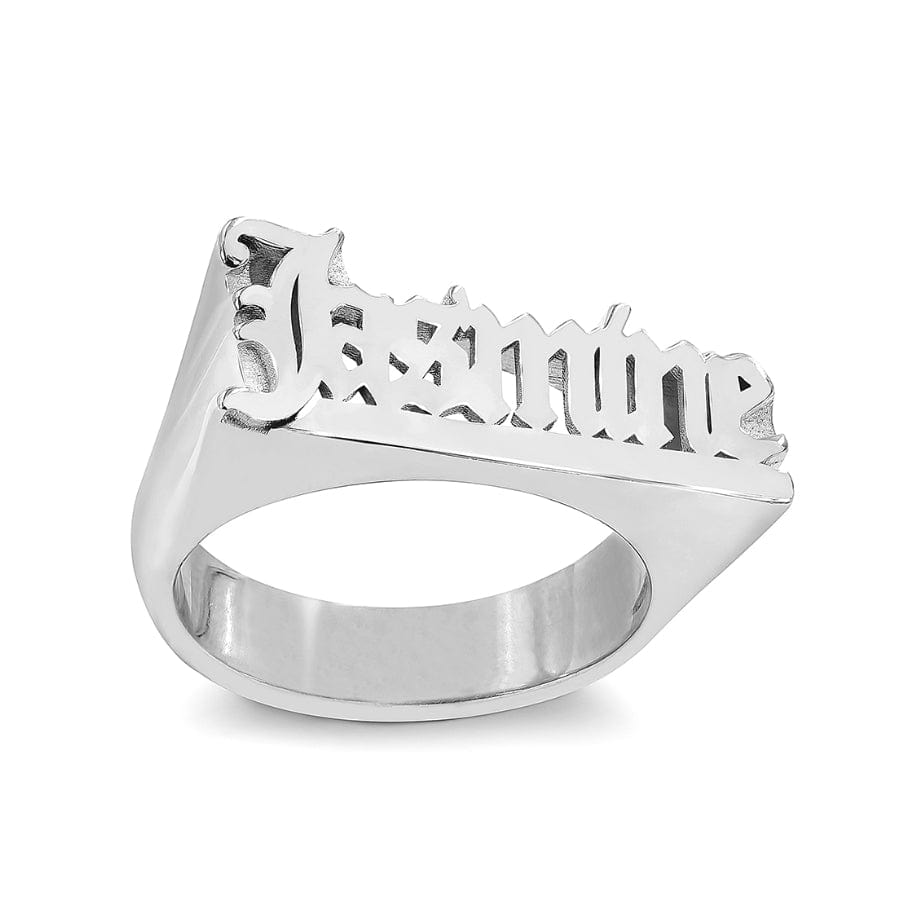 Gothic Name Ring