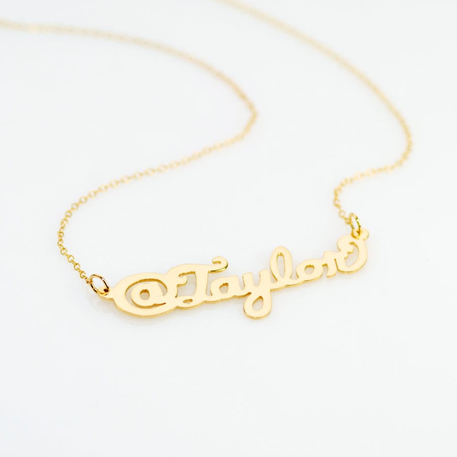 Tag Name Necklace