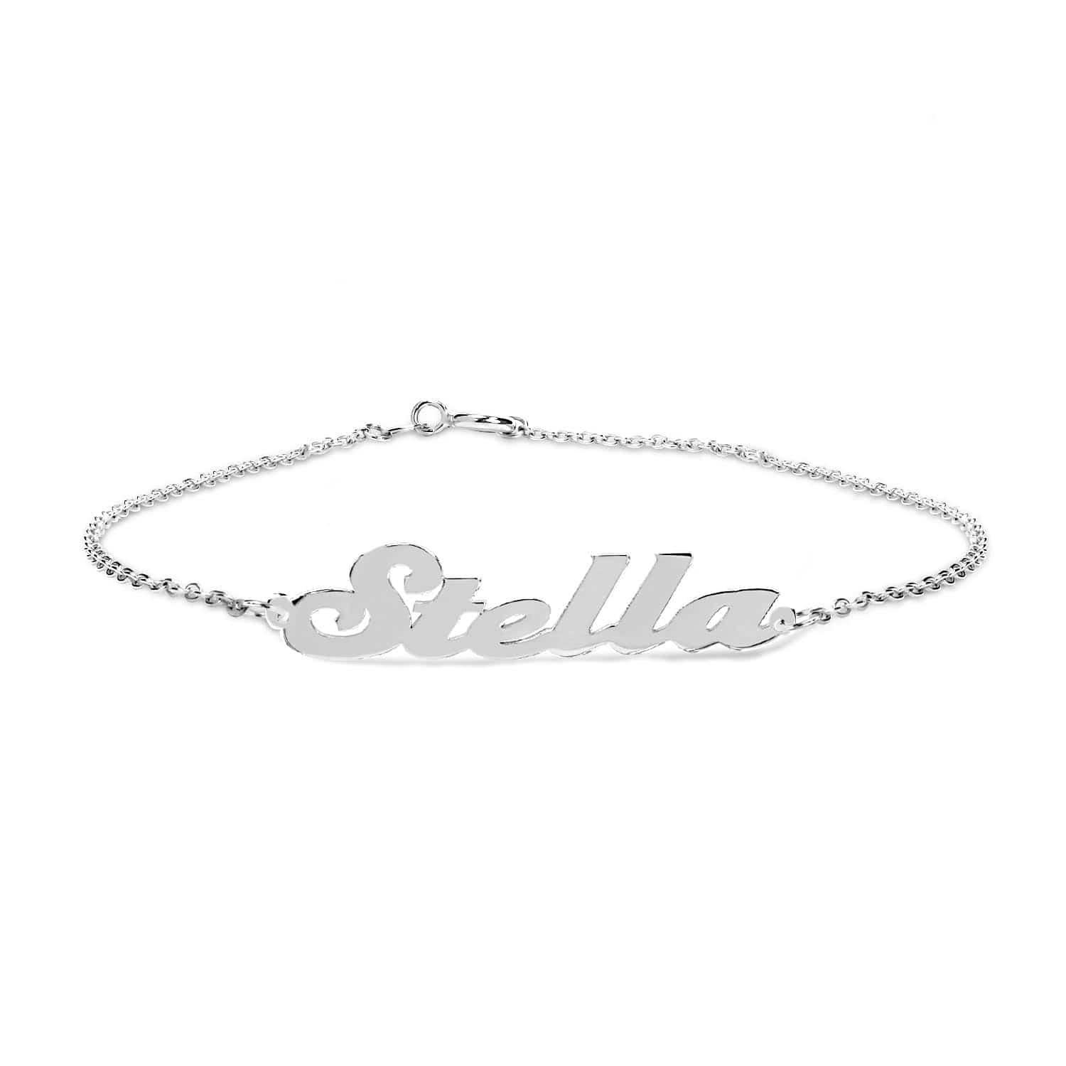 The Stella Script Name Bracelet