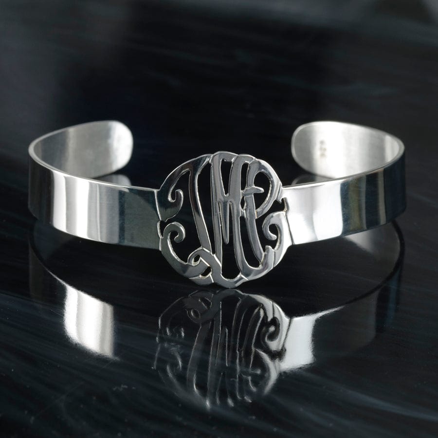 Monogram cuff outlet bracelet